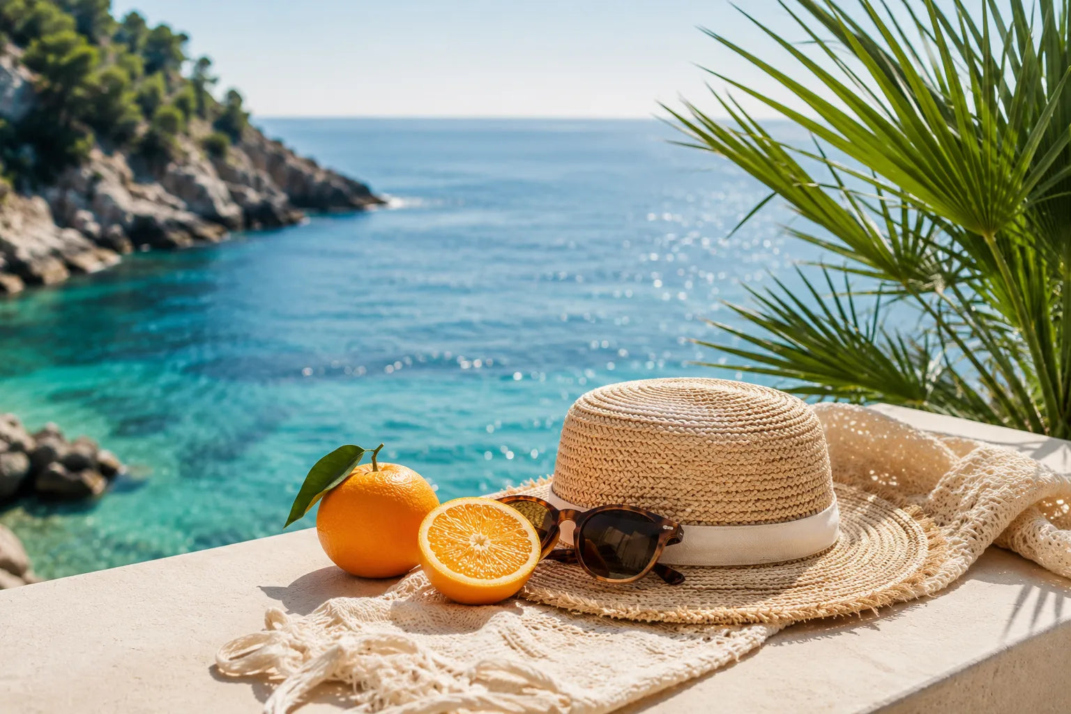 Imagen de portada de la colección de perfumes de verano con fragancias frescas, cítricas y acuáticas.