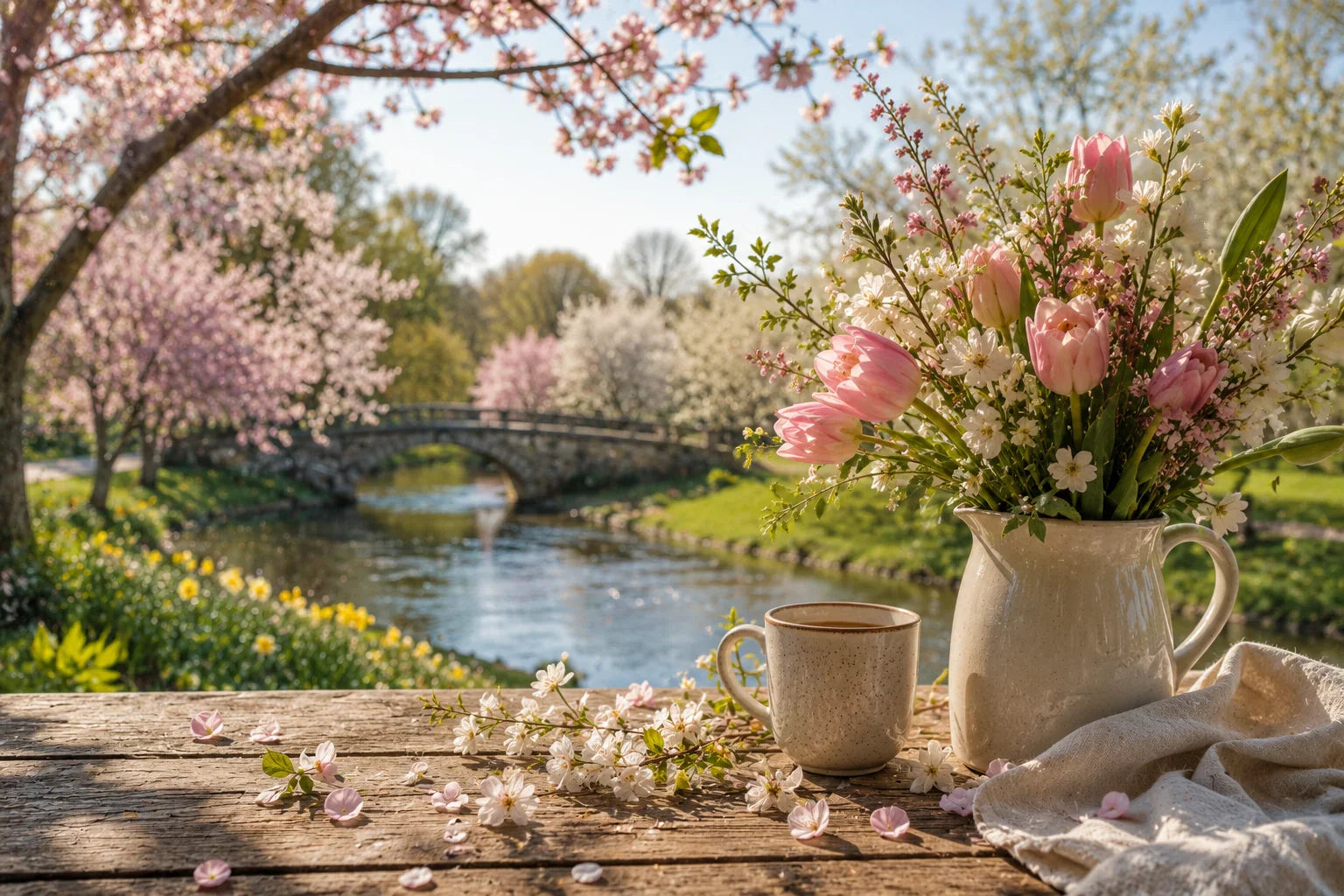 Imagen de portada de la colección de perfumes de primavera con ambientes luminosos y fragancias florales.