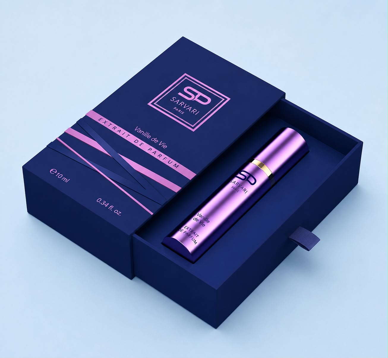 DECANT EXTRAIT PARFUM VANILLE DE VIE 10ML CON CAJA DE SARVARI PARIS
