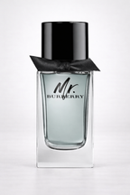 Decant original Mr. Burberry Eau de Toilette, fragancia clásica inglesa de madera y hierbas.