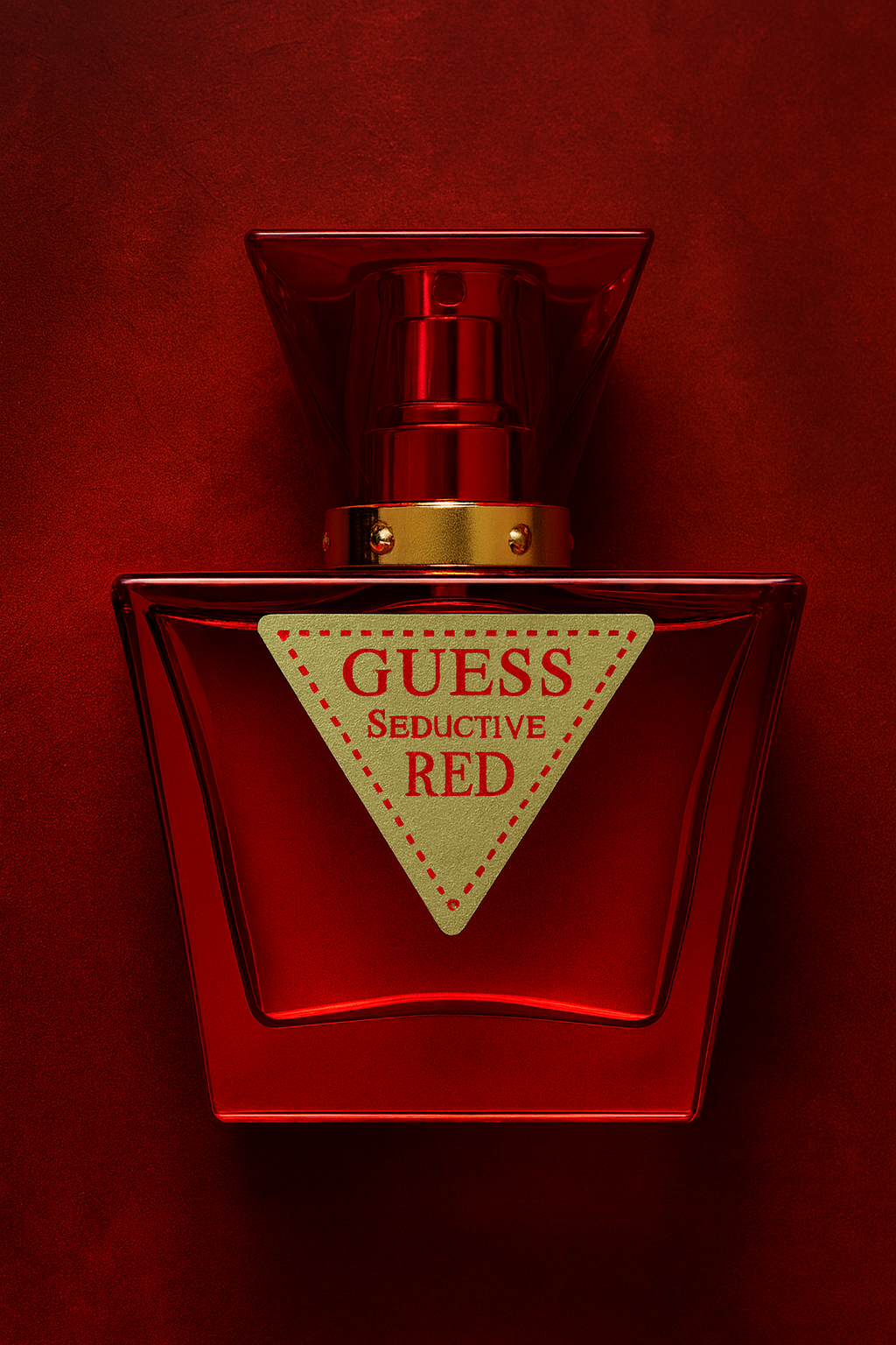 Muestra decant Guess Seductive Red, perfume femenino con notas de cereza y almendra sensual.