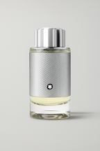 Muestra decant Montblanc Explorer Platinum, perfume moderno con notas amaderadas y metálicas.