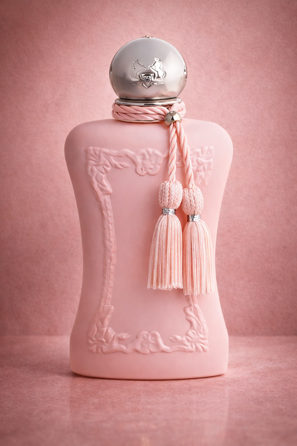 Decant de Parfums de Marly Delina, perfume nicho floral femenino con rosa y ruibarbo.
