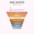 Notas de The Most Wanted Azzaro: jengibre rojo, maderas incandescentes y vainilla Bourbon.