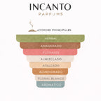 Notas olfativas: manzanilla romana, jazmín coralino, almizcle y maderas de sándalo.