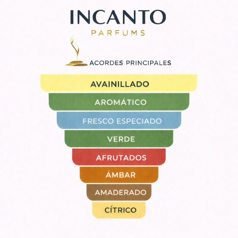 Notas olfativas de Versace Eros: menta, manzana verde, vainilla y ambroxan.